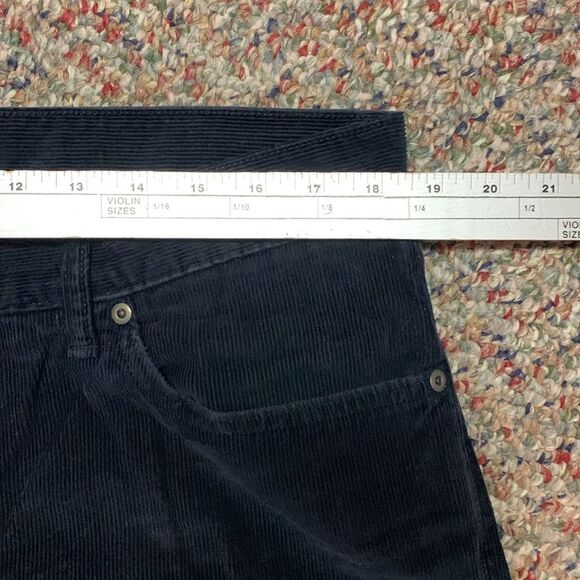 Banana Republic Navy Blue Mid Wale Corduroy Jean Style Pants Size 36 X 34 - Picture 9 of 11